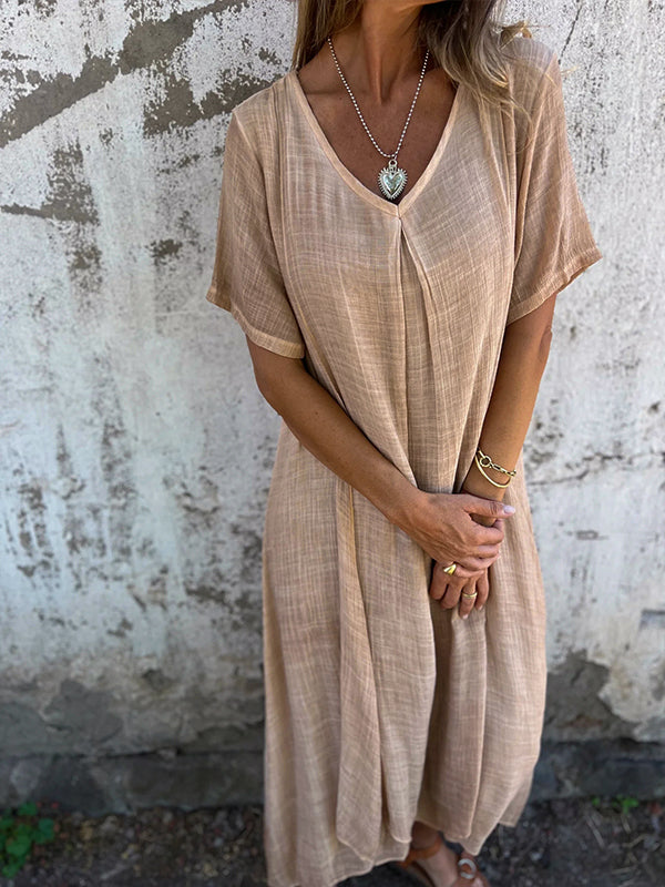 Robe décontractée confortable pour femmes | Maxi