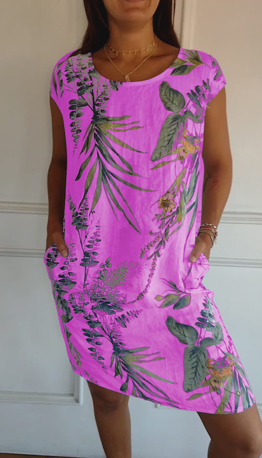 AtelierdeRocheParis™ | Robe confortable à col rond