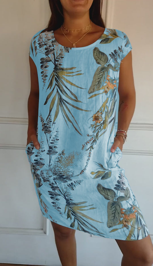 AtelierdeRocheParis™ | Robe confortable à col rond