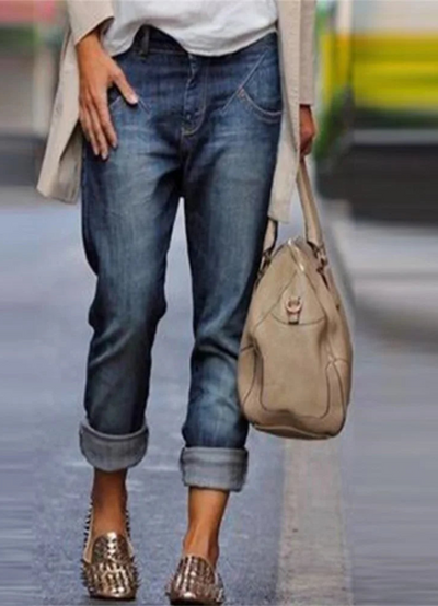 June | Pantalon Long Décontracté Pour Femmes | Jeans