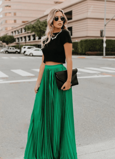 Samanta | Jupe Taille Haute Pour Femme | Longue