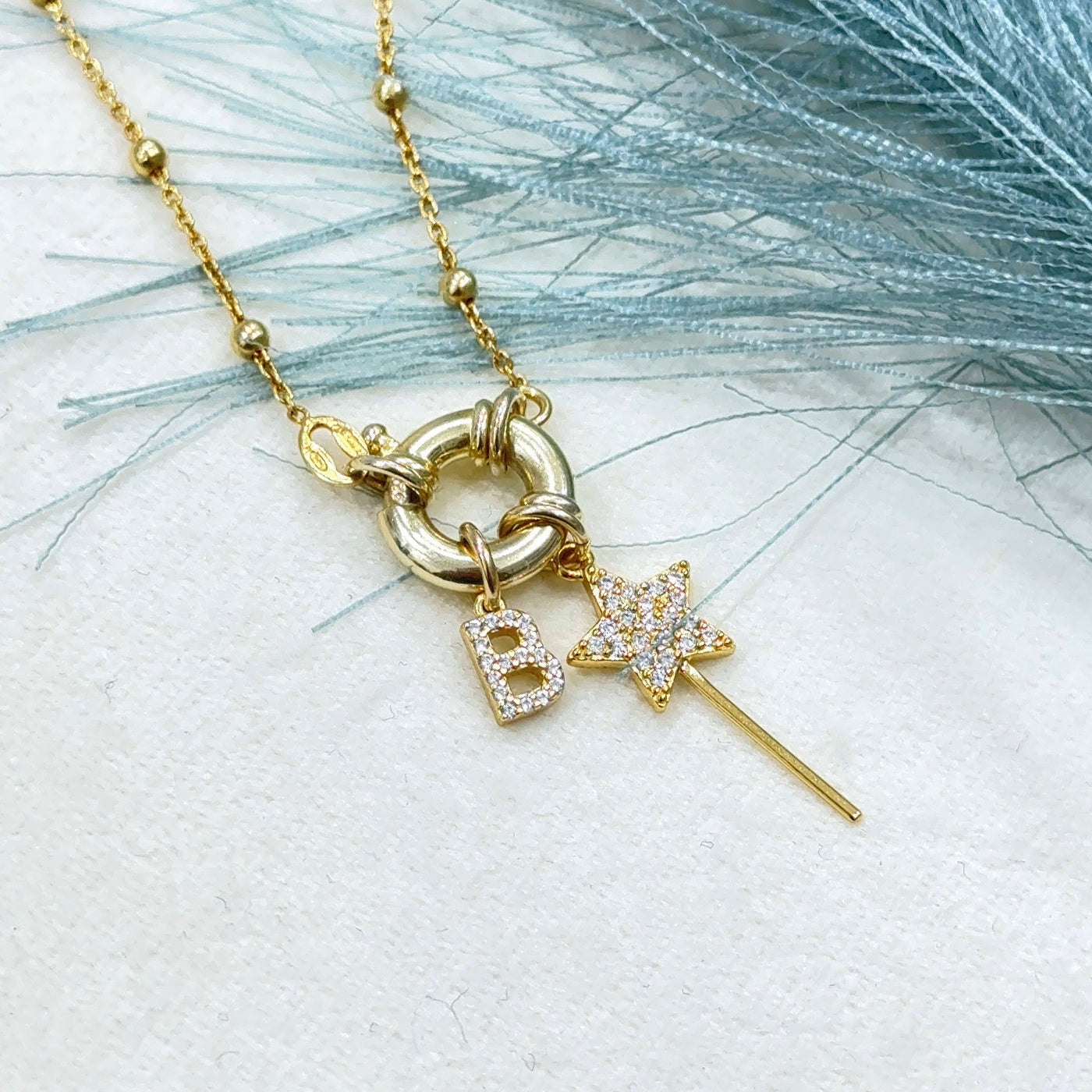 Collier Rosaire en Argent 925 avec Fermoir Anneau