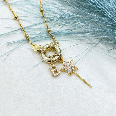 Collier Rosaire en Argent 925 avec Fermoir Anneau