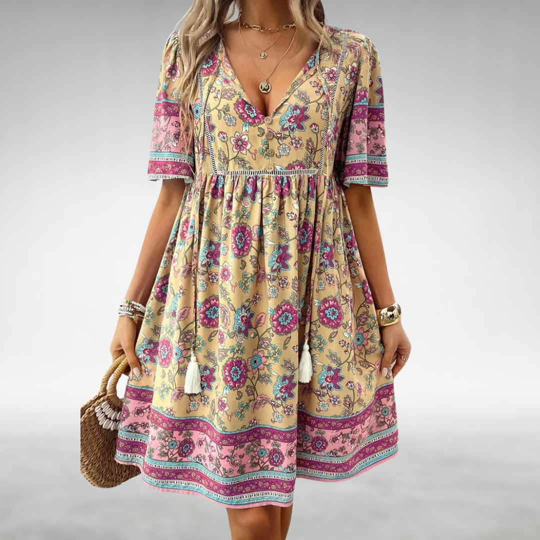 Lyra | Robe D'été Décontractée Pour Femmes | Midi