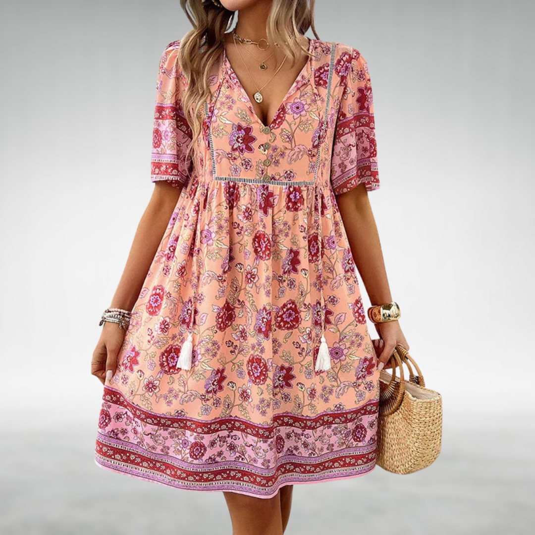Lyra | Robe D'été Décontractée Pour Femmes | Midi