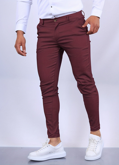 Mekhi | Pantalon Casual Pour Homme | Noir