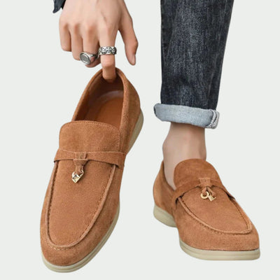 André | Mocassins en daim élégants