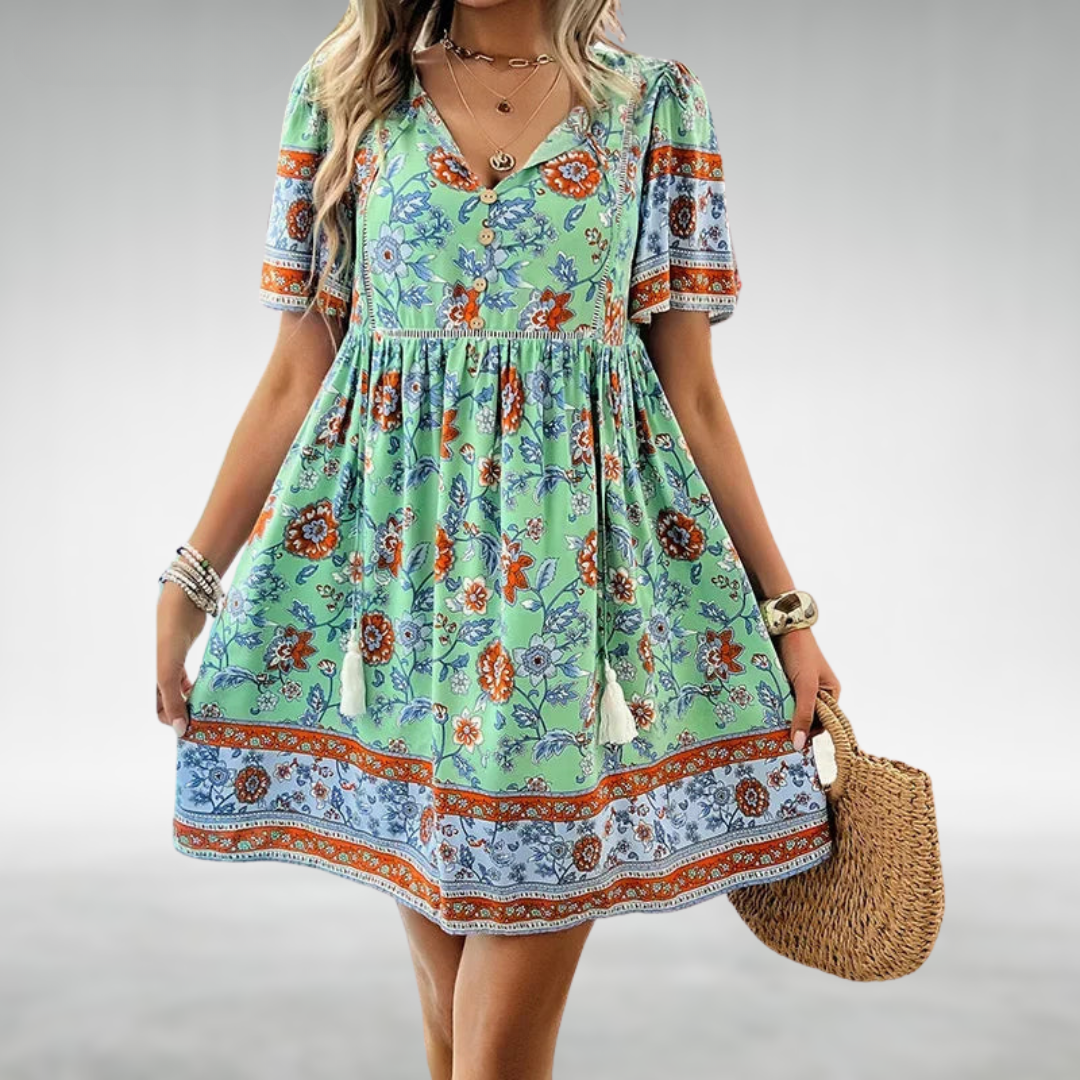 Lyra | Robe D'été Décontractée Pour Femmes | Midi