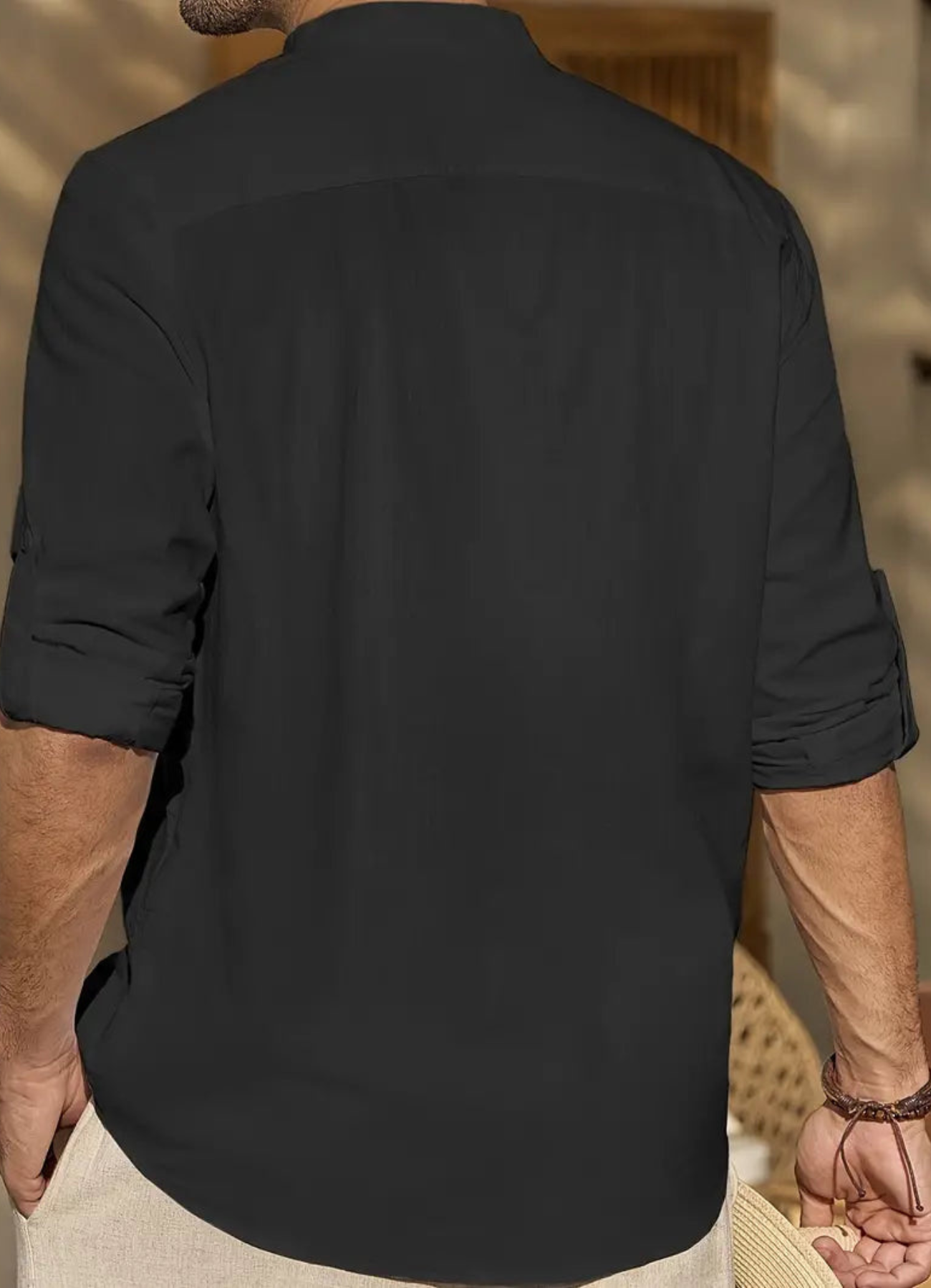 Hayden | Chemise Manche Longue Pour Hommes | Blanc