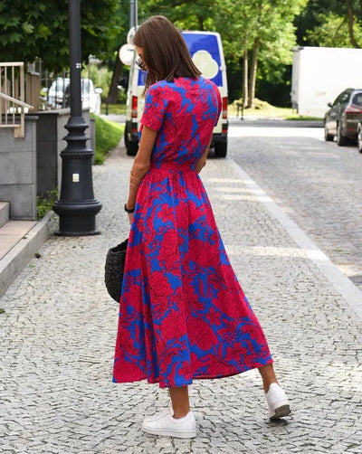 Theresita - Robe Portefeuille Élégante