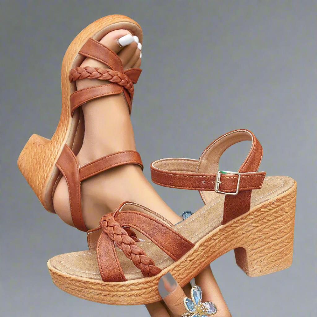 Zephira | Sandales gladiateur à talons hauts à la mode pour l'été