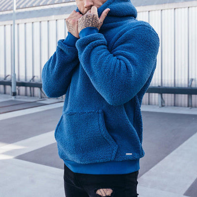 Sweat à Capuche en Peluche pour Hommes - Jonathan