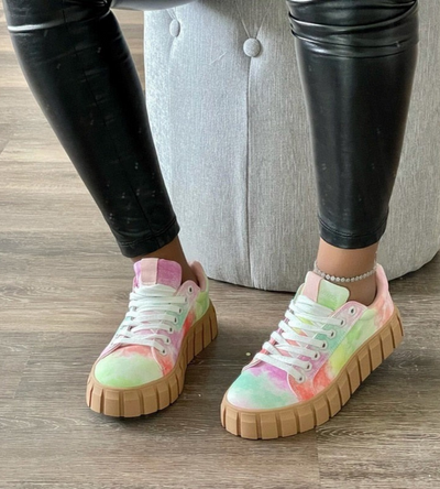 Arnie  | Chaussures à Lacets e Pour Femme | Plateforme