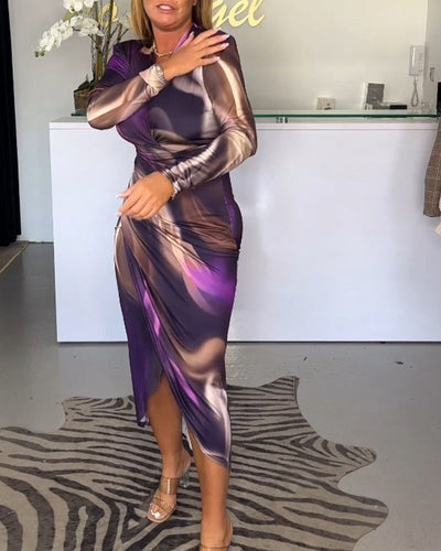 Léna - Elégante robe à fleurs en tissu léger pour l'été