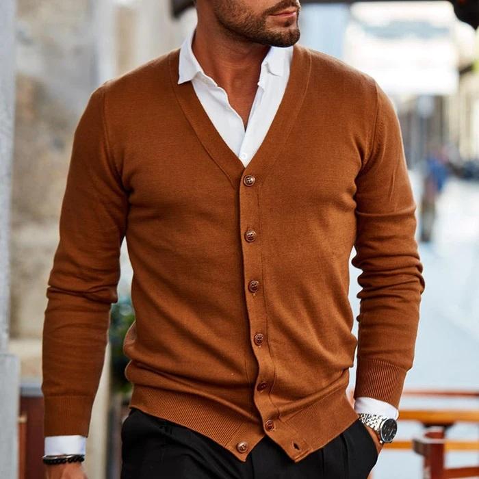 Nino | Cardigan décontracté pour hommes | Chaud