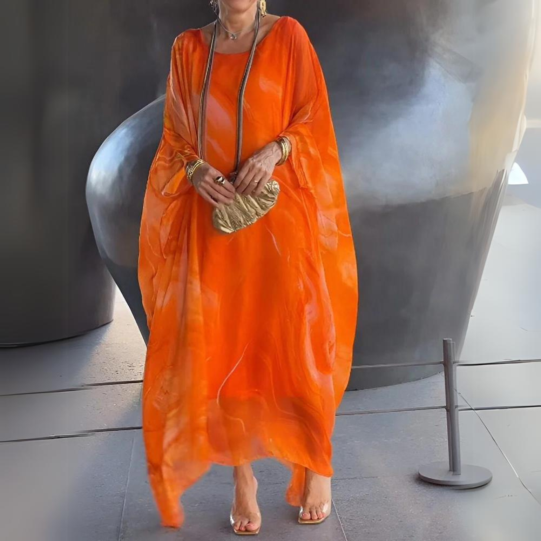 Camille - Robe élégante en mousseline de soie