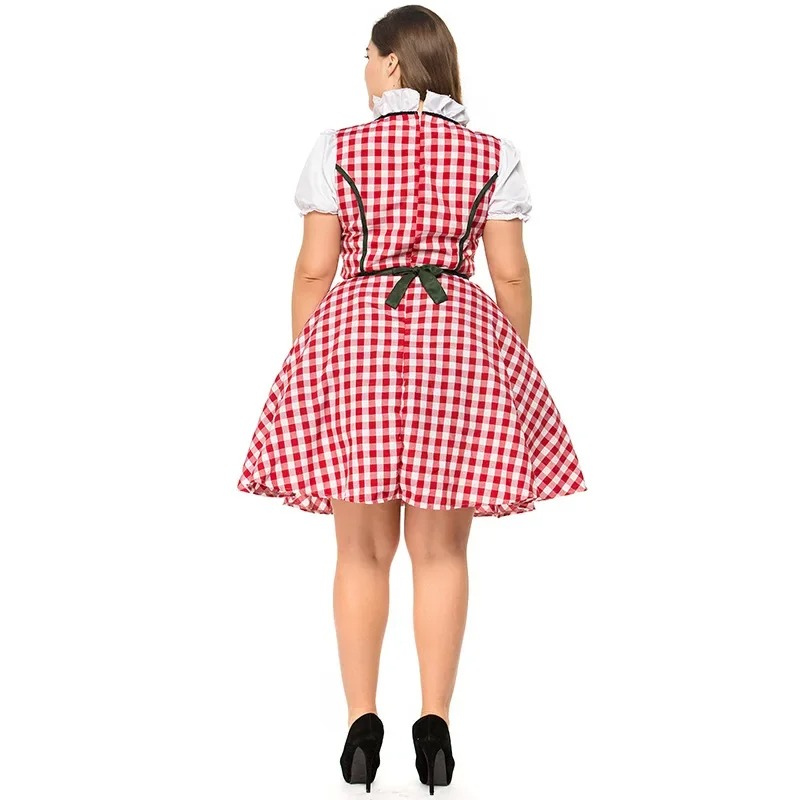 Robe Dirndl Oktoberfest avec fermeture à cravate - Althea