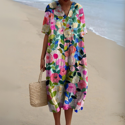 Sarah | Robe élégante avec imprimé floral