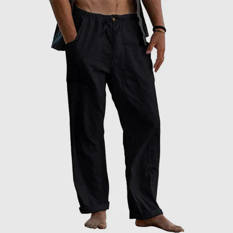 Fernando | Pantalon en lin décontracté pour Hommes | Larges