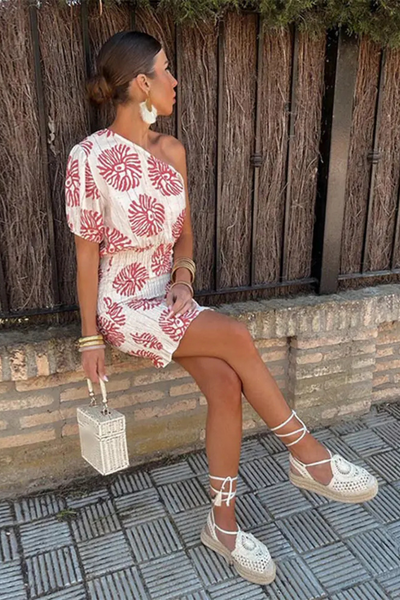 Meann | Robe Elégant Chic Pour Femme | Blanche