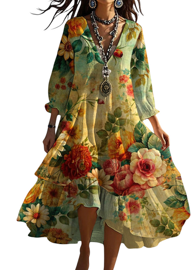 Bani | Robe Bohemian De Soirée Pour Femmes | Midi