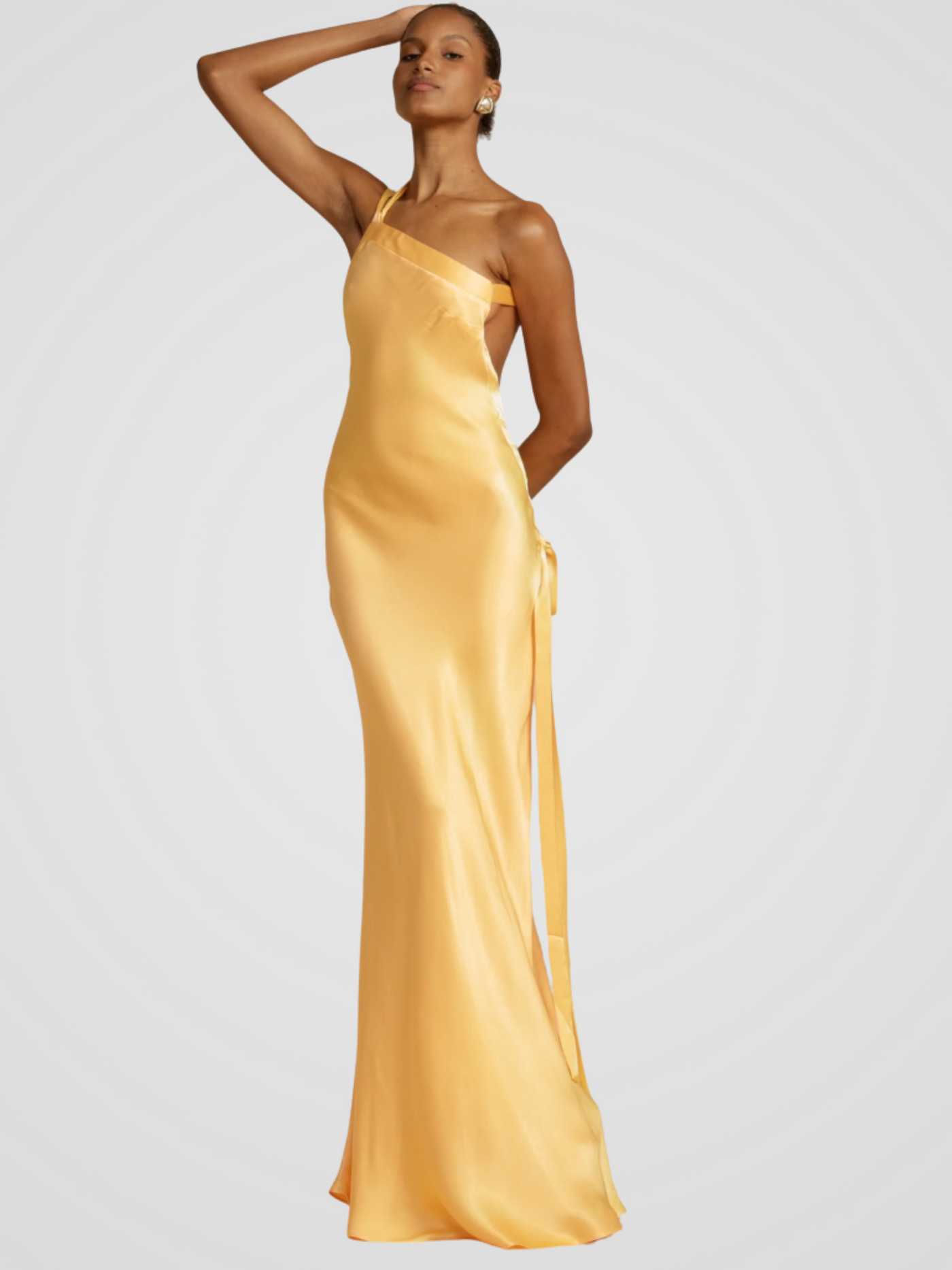 Aurélie™ Robe Maxi Satinée