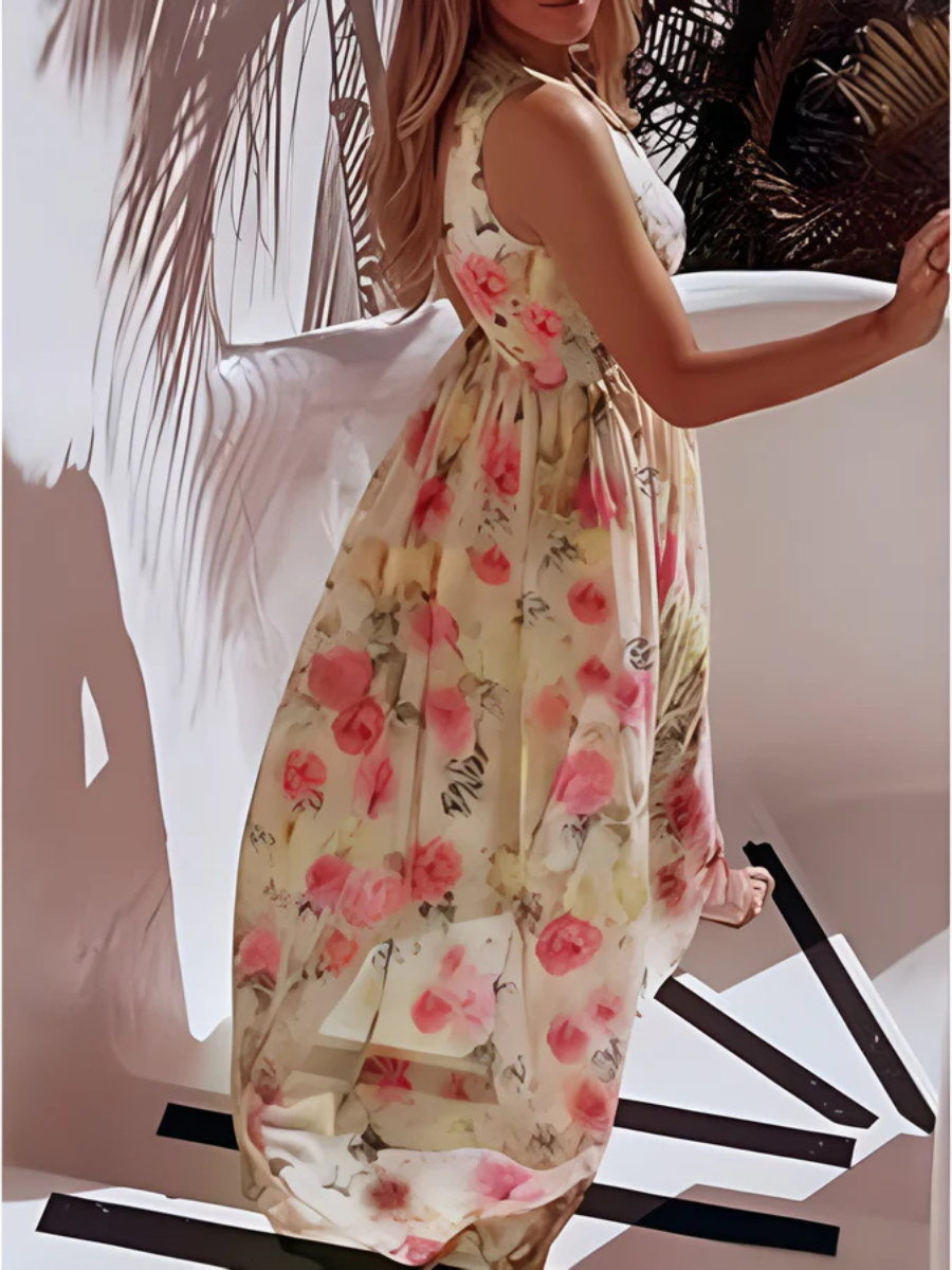 Joéliane | Robe De Soirée Fleurie Pour Femmes | Chic