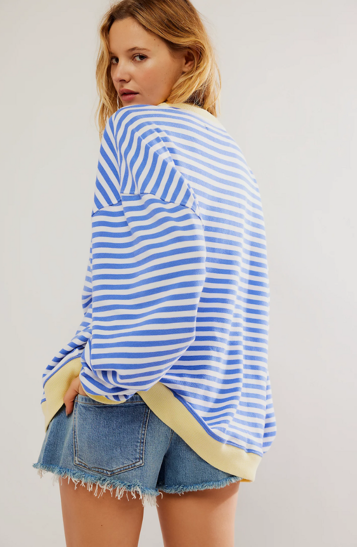 Pull Oversized Rayé Chic et Confortable