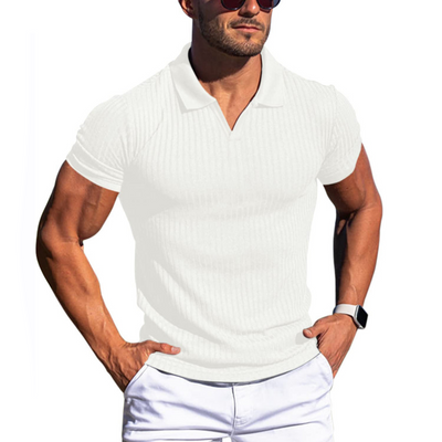Jazzy | Chemise Manche Courte Pour Hommes | Noir