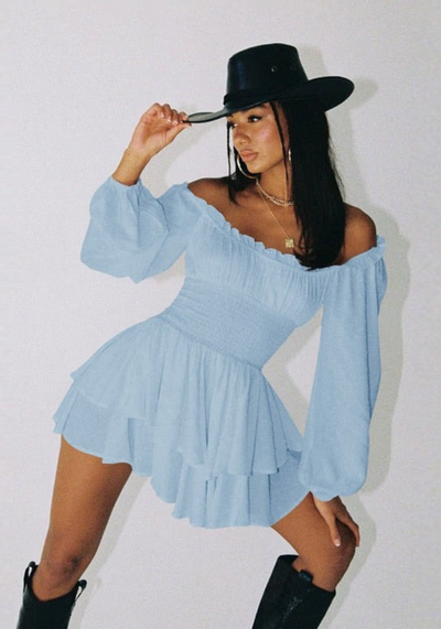 Regine | Robe D'été Longue Manche Pour Femme | chic