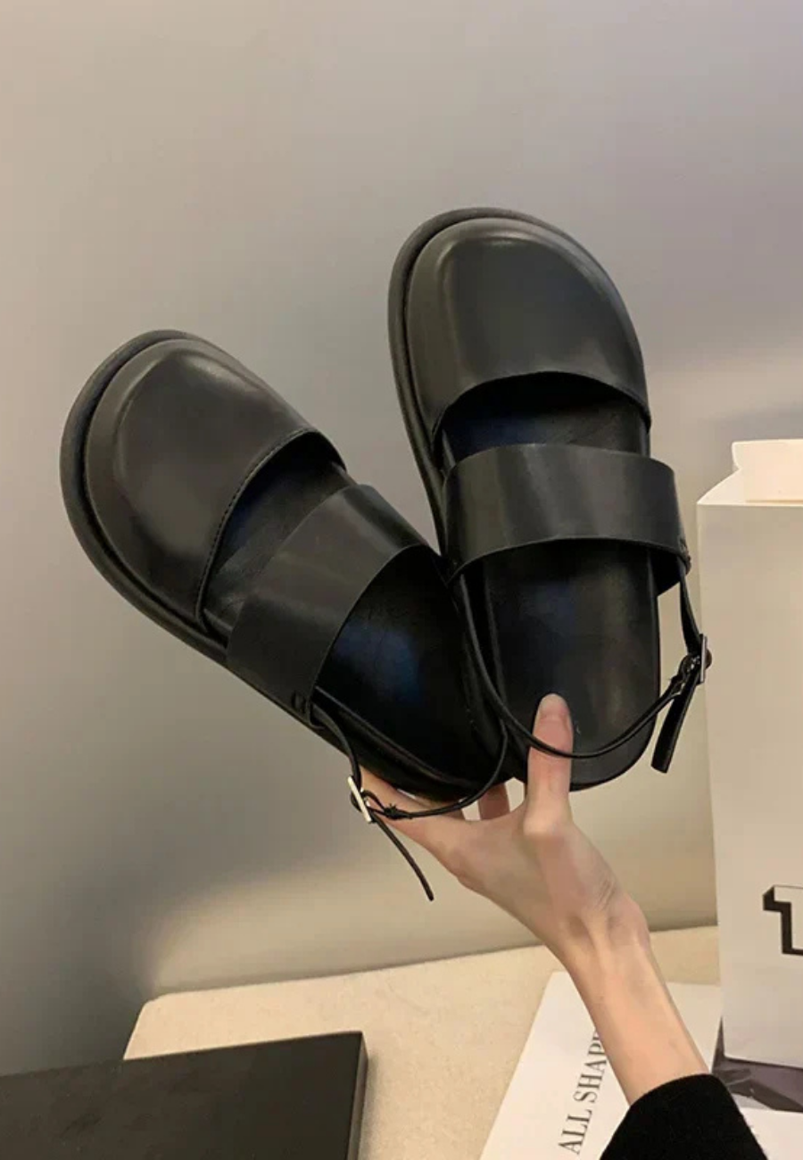 Letti | Sandales à Bout fendu Pour Femmes | Noir