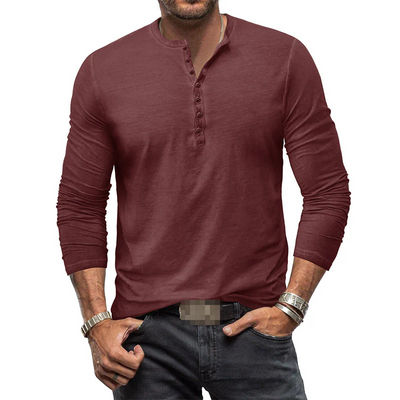Brieuc | Chemise Basique Pour Hommes | Manches Longues