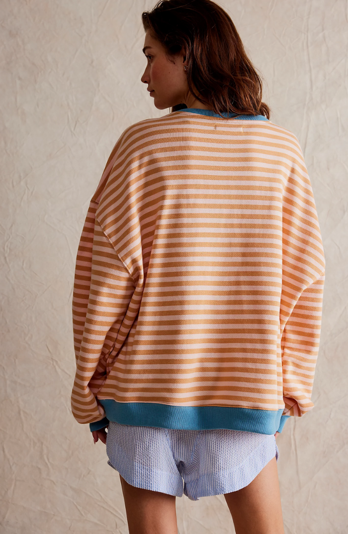 Pull Oversized Rayé Chic et Confortable