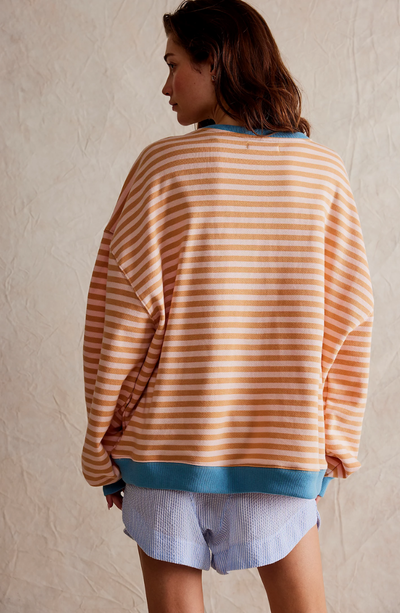 Pull Oversized Rayé Chic et Confortable