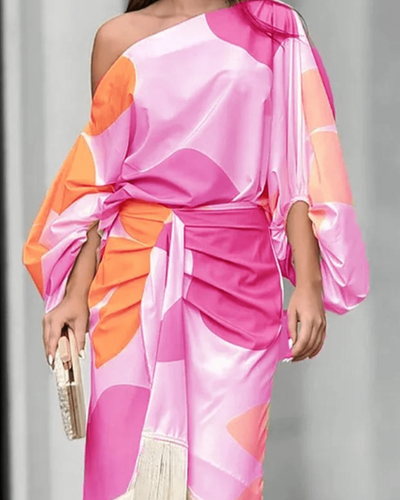 Mariam | Robe Longue Fleurie pour Femme | Surdimensionnée