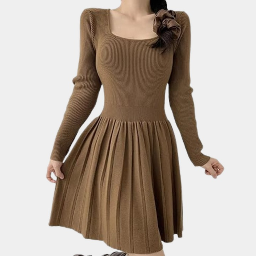 Lylia | Robe Longue Manche Pour Femme | Courte