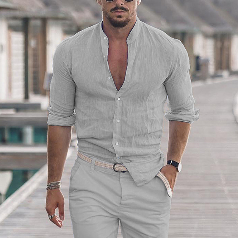 Brock | Chemise à Col Rabattable Pour Hommes | Court