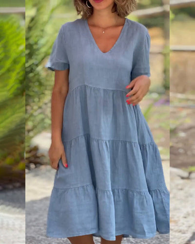 Virella™ Robe en coton et lin