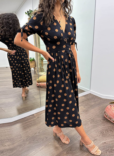 Milky | Robe Longue Elégant Pour Femme | Noir