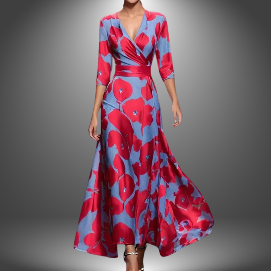 Ada | Robe Maxi Florale Élégante