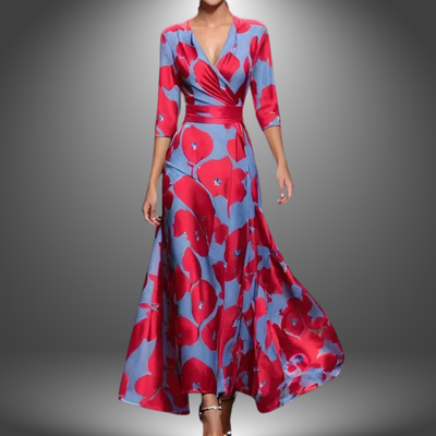 Ada | Robe Maxi Florale Élégante