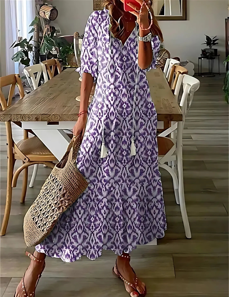 Haydée | Robe Maxi Femme | Fleurie
