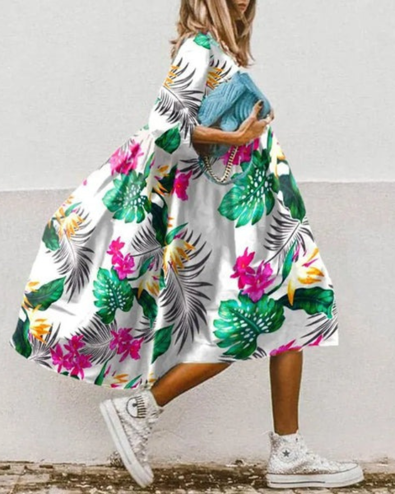 Berna | Robe d été Fléur Pour Femme | élégant