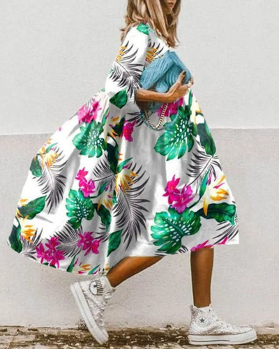 Berna | Robe d été Fléur Pour Femme | élégant