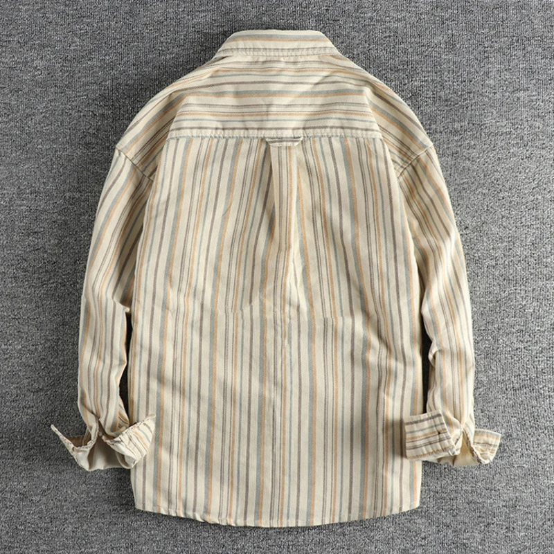 Bobby | Chemise décontractée rayée pour Hommes | Longue