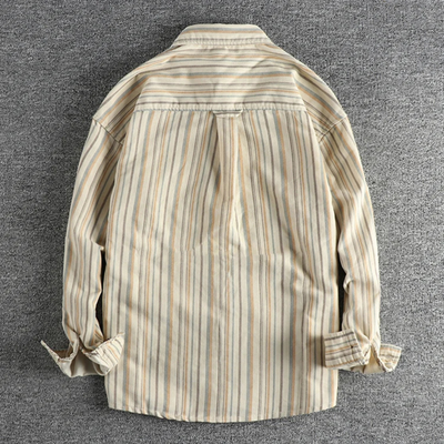 Bobby | Chemise décontractée rayée pour Hommes | Longue