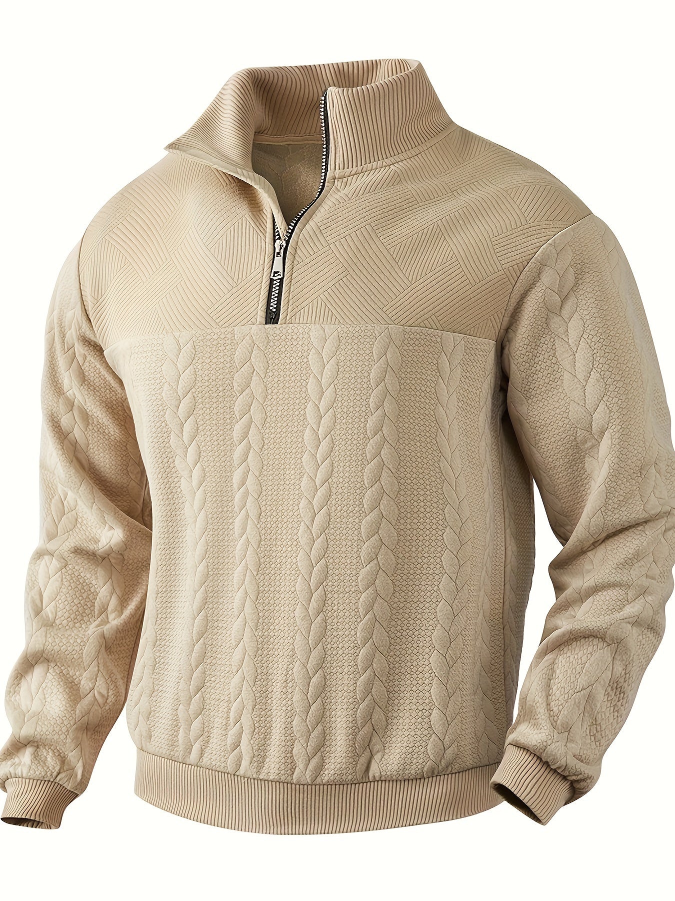 Rafael - Pull zippé vintage homme