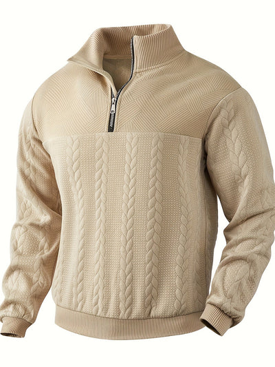 Rafael - Pull zippé vintage homme