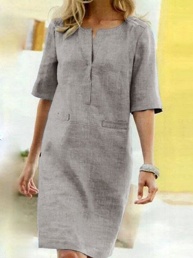 Robe chemise chic pour femme | Mini