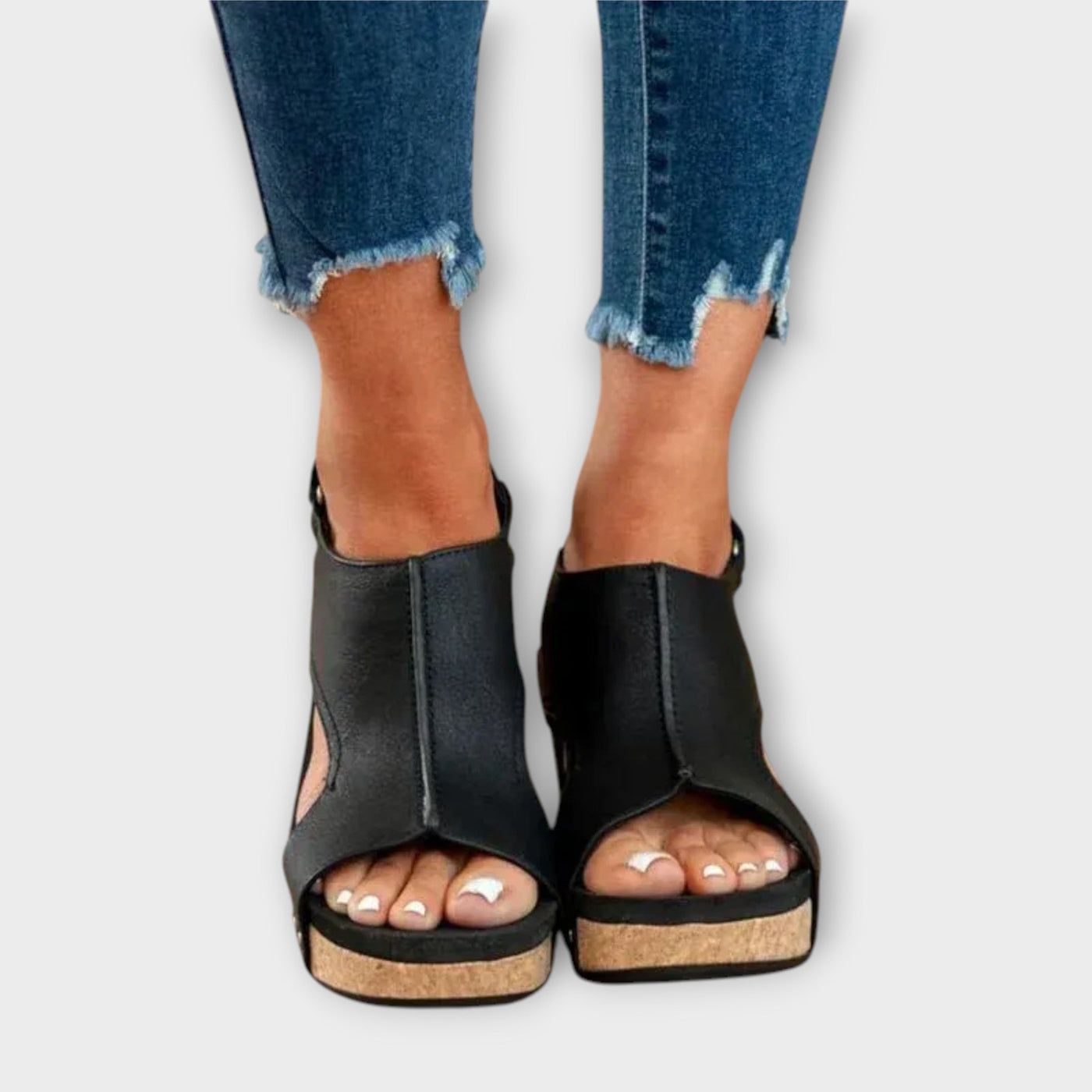 Valery - Sandales orthopédiques en cuir